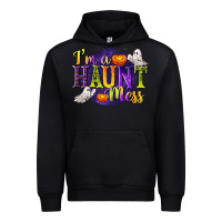 Black I'm a Haunt Mess Urban Hoodie - texasbilliewilder