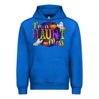 Cobalt I'm a Haunt Mess Urban Hoodie - texasbilliewilder