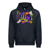 Navy I'm a Haunt Mess Urban Hoodie - texasbilliewilder