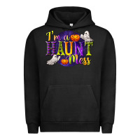 Pigment Black I'm a Haunt Mess Urban Hoodie - texasbilliewilder