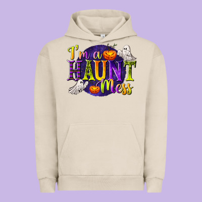 I'm A Haunt Mess Urban Hoodie Designed By Texasbilliewilder
