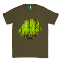 Army Green halloween patch Classic Tee - BundleAndBundleShop
