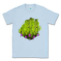 Dusty Blue halloween patch Classic Tee - BundleAndBundleShop