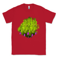 Red halloween patch Classic Tee - BundleAndBundleShop