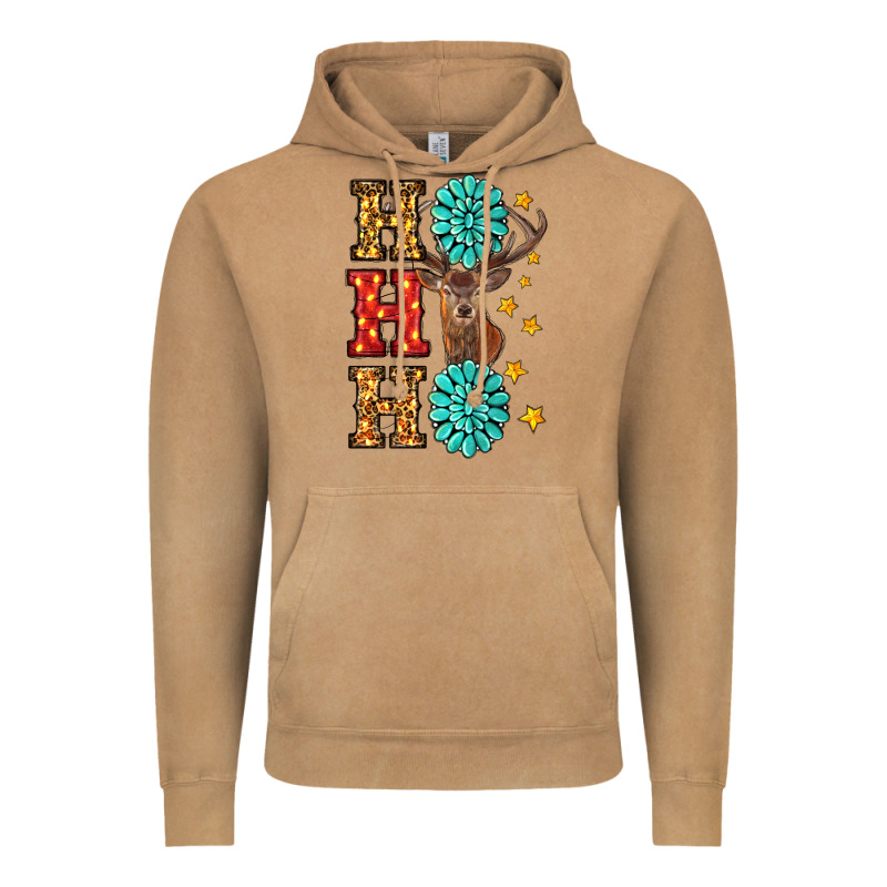 Christmas Ho Ho Ho Vintage Hoodie by RanaPortraitStore | Teevron