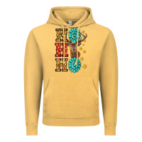 Vintage Mustard christmas ho ho ho Vintage Hoodie - RanaPortraitStore
