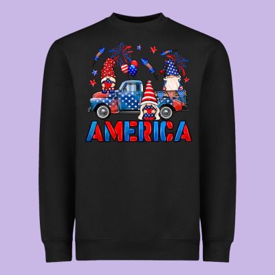 American Truck Gnomes Heavyweight Sweatshirt Designed By Neo Western