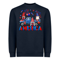 Navy American truck gnomes Heavyweight Sweatshirt - Neo Western