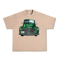 Burro western green truck front view Urban Heavy Tee - FaDigitalArtStudio