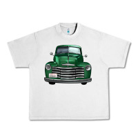 Lunar Rock western green truck front view Urban Heavy Tee - FaDigitalArtStudio