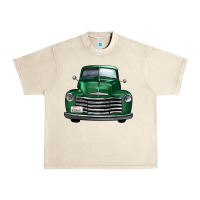 Sandshell western green truck front view Urban Heavy Tee - FaDigitalArtStudio