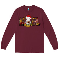 Burgundy noel Long Sleeve Tee - JahusDesignShop