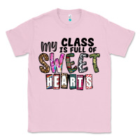 Bubblegum Pink my class ısfull of sweet hearts Classic Tee - CowhideDigitalArt