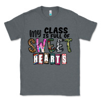 Charcoal Heather my class ısfull of sweet hearts Classic Tee - CowhideDigitalArt