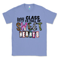Colony Blue my class ısfull of sweet hearts Classic Tee - CowhideDigitalArt