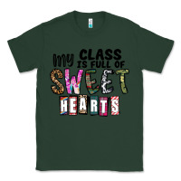 Sports Green my class ısfull of sweet hearts Classic Tee - CowhideDigitalArt