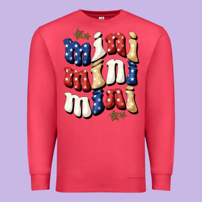 American Mini Premium Sweatshirt Designed By Nancycooperartshop