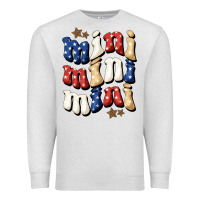 Oatmeal Heather American mini Premium Sweatshirt - NancyCooperArtShop