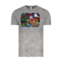 Cloud Rock heaux heaux heaux christmas louisiana swamp Vintage Tee - FaDigitalArtStudio
