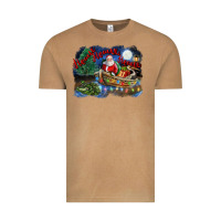 Heaux Heaux Heaux Christmas Louisiana Swamp Vintage Tee | Teevron