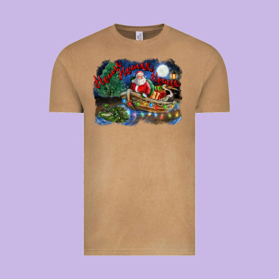 Heaux Heaux Heaux Christmas Louisiana Swamp Vintage Tee Designed By Fadigitalartstudio