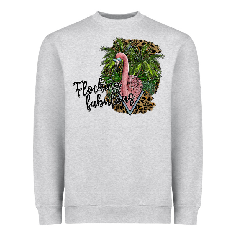 Flocking Fabulous Heavyweight Sweatshirt by SublimationCraftShop | Teevron