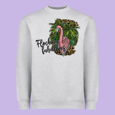 Flocking Fabulous Heavyweight Sweatshirt Designed By Sublimationcraftshop