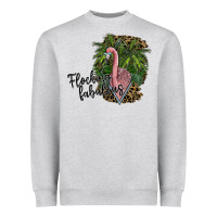 Heather Grey flocking fabulous Heavyweight Sweatshirt - SublimationCraftShop