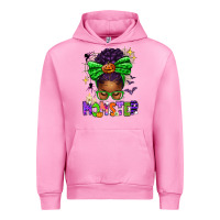 Halloween Afro Messy Bun Momster Urban Hoodie | Teevron