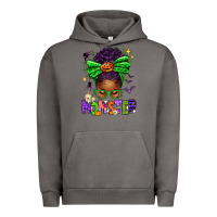 Pigment Tornado Halloween Afro Messy Bun Momster Urban Hoodie - texasbilliewilder