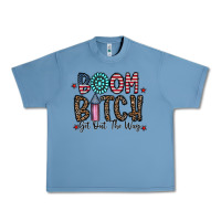 Pebble Blue boom bitch Urban Heavy Tee - CowhideDigitalArt