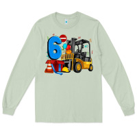 Matcha forklift birthday six Long Sleeve Tee - Artiststas