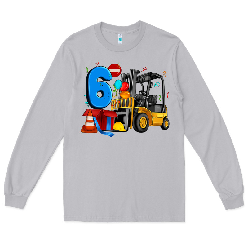 Forklift Birthday Six Long Sleeve Tee by Artiststas | Teevron