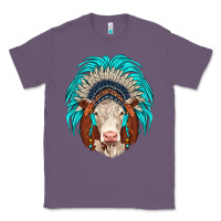 Lavender hereford indian headdress Classic Tee - JahusDesignShop