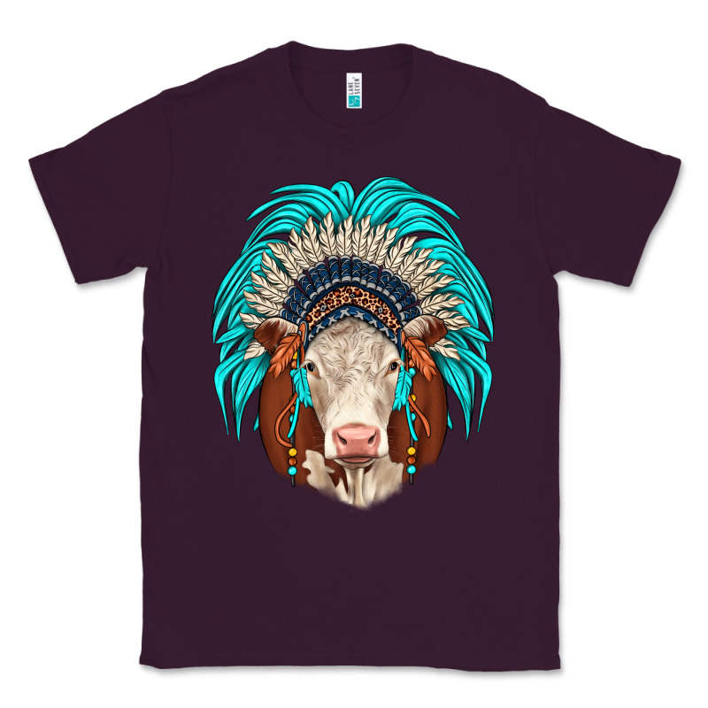 Hereford Indian Headdress Classic Tee by JahusDesignShop | Teevron