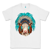 White hereford indian headdress Classic Tee - JahusDesignShop
