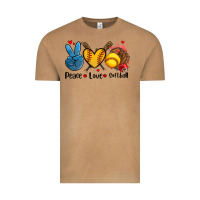 Vintage Camel peace love  softball Vintage Tee - AdoDesignShop