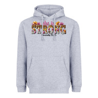 Heather Grey she is strong proverbs 31 25 Heavyweight Hoodie - NancyCooperArtShop