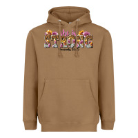 Toasted Coconut she is strong proverbs 31 25 Heavyweight Hoodie - NancyCooperArtShop