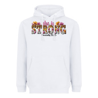 White she is strong proverbs 31 25 Heavyweight Hoodie - NancyCooperArtShop