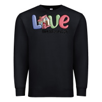 Black love real estate life Premium Sweatshirt - MaliasSmallBusiness