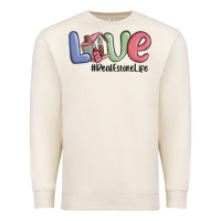 Sandshell love real estate life Premium Sweatshirt - MaliasSmallBusiness