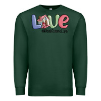 Sports Green love real estate life Premium Sweatshirt - MaliasSmallBusiness