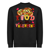 Black food is my valentine Heavyweight Sweatshirt - FaDigitalArtStudio