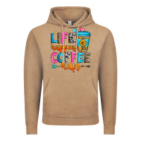Vintage Coffee life happens coffee helps Vintage Hoodie - Zillion Design Studio