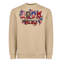 Boom Boom Baby 4th Of July Heavyweight Sweatshirt | Teevron