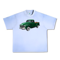 Grape Ice western green truck right 34 view Urban Heavy Tee - FaDigitalArtStudio