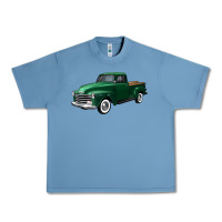 Pebble Blue western green truck right 34 view Urban Heavy Tee - FaDigitalArtStudio