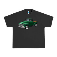 Pigment Black western green truck right 34 view Urban Heavy Tee - FaDigitalArtStudio