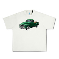 Pistachio western green truck right 34 view Urban Heavy Tee - FaDigitalArtStudio
